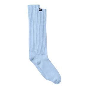 NWT, Ret $32, Alo Unisex Scrunch Socks (Size M) – Seashell Blue